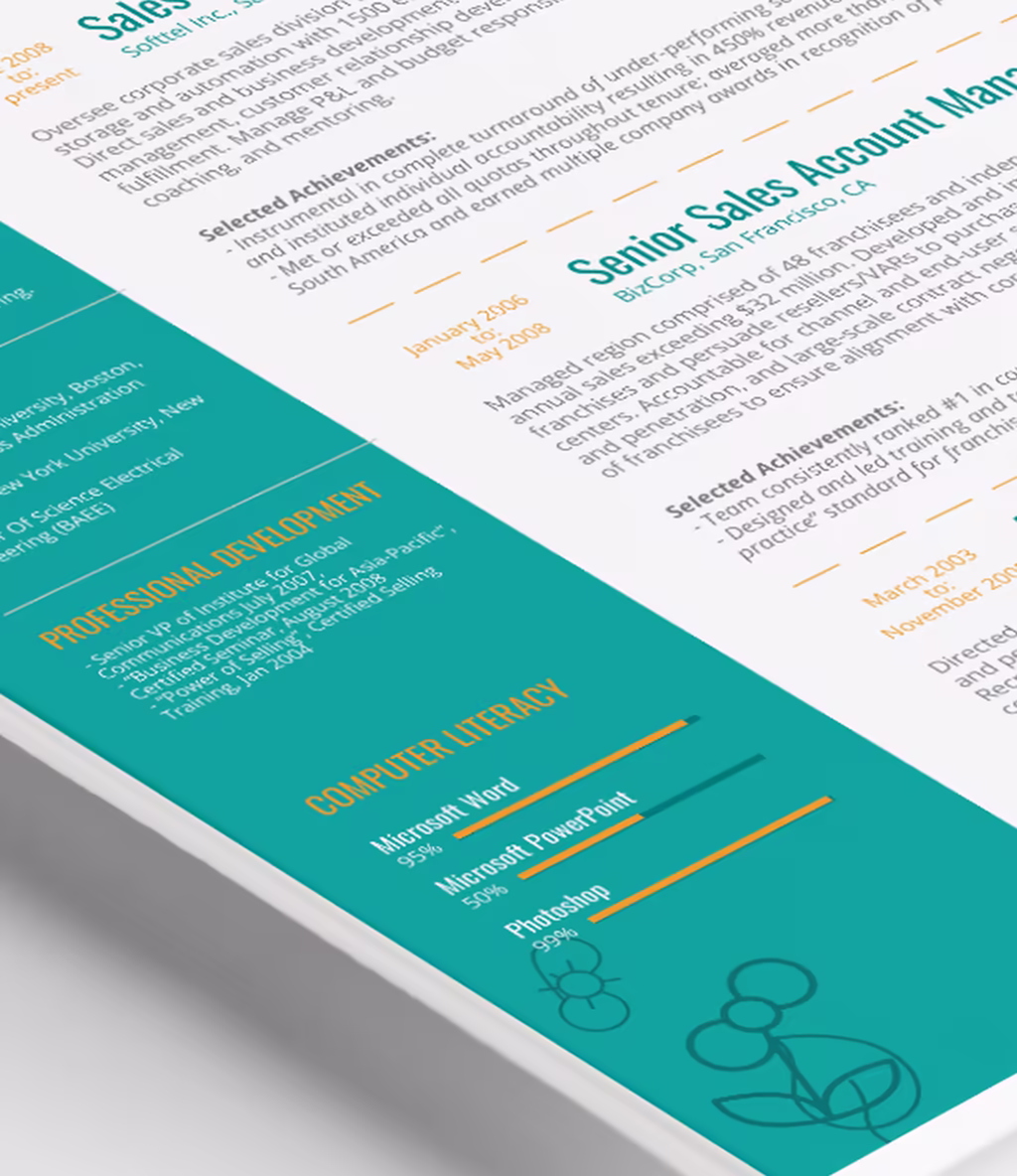 Kitalpha resume template skills detail