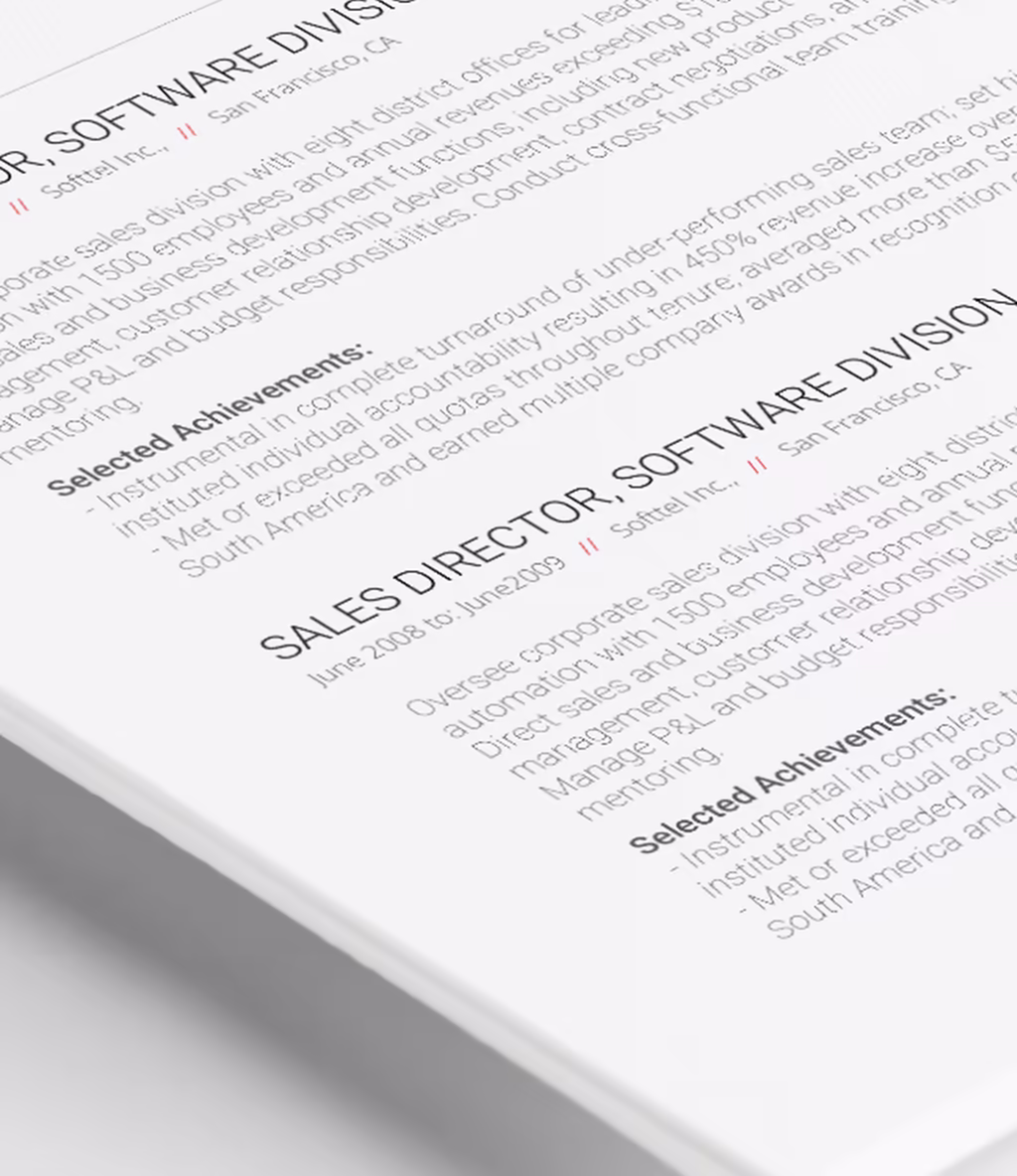 Nyika resume template skills detail