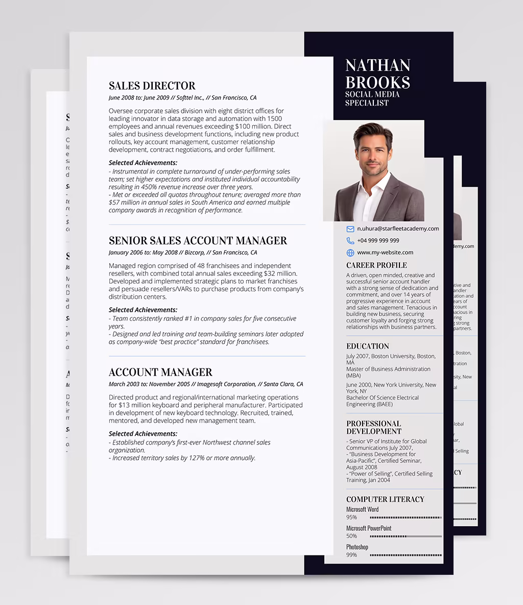 Shanira Resume Template
