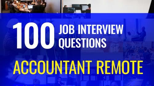 100 Accountant remote interview questions