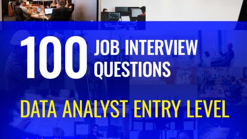 100 Data analyst entry level remote interview questions