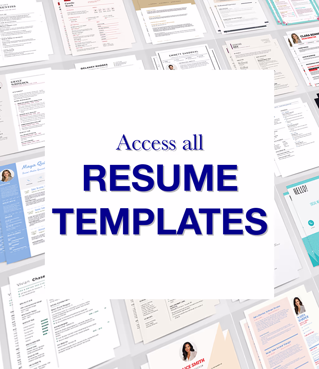 Access All Resume Templates